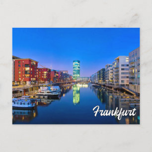 Vacker Frankfurt, Tyskland Vykort