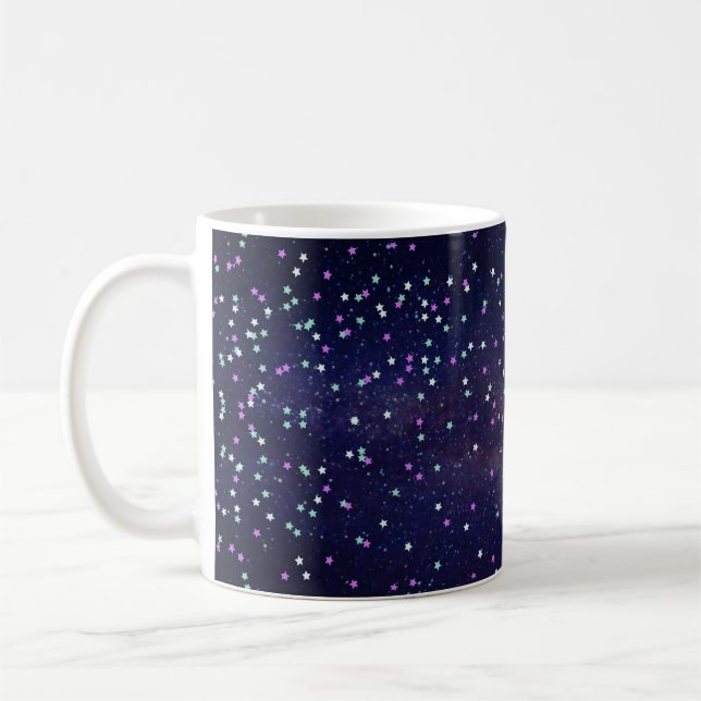 Vacker galax, stjärnor kaffemugg (Vänster)