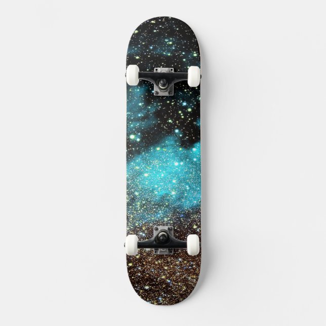 Vacker Galaxy Skateboard (Framsida)