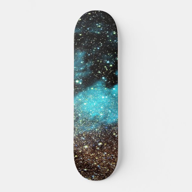 Vacker Galaxy Skateboard (Framsida)