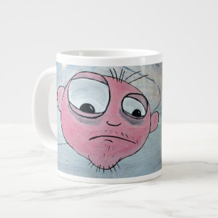 Vacker galen ansikte Jumbo-mugg! Jumbo Mugg