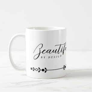 Vacker genom design-mugg. kaffemugg