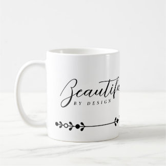 Vacker genom design-mugg. kaffemugg