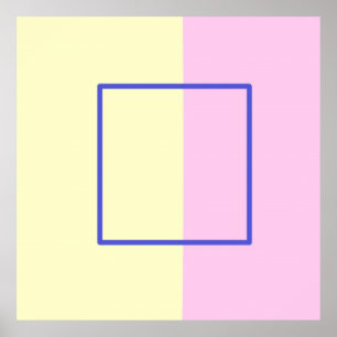 vacker geometrisk konst poster