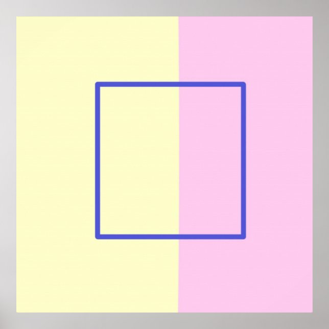 vacker geometrisk konst poster (Framsidan)