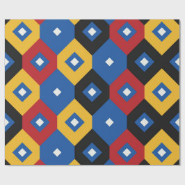 Vacker geometrisk mönster presentpapper