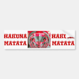 vacker geometrisk motif ART-design för Red ash grå Bildekal