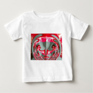 vacker geometrisk motif ART-design för Red ash grå T Shirt