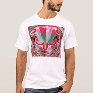 vacker geometrisk motif ART-design för Red ash grå Tröja