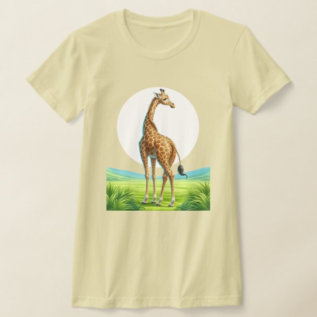 vacker giraff t shirt (Laydown)