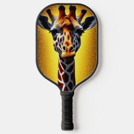 Vacker Giraffe med Guld Glitter