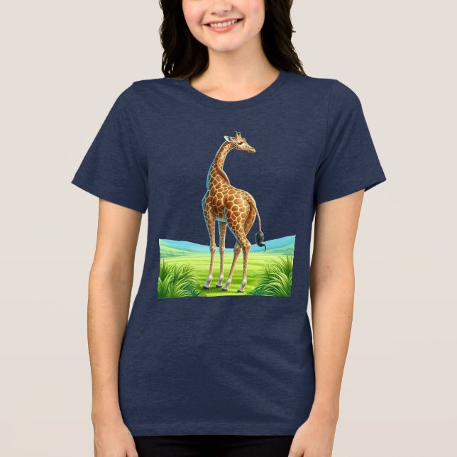 vacker giraffe t shirt (Framsida)
