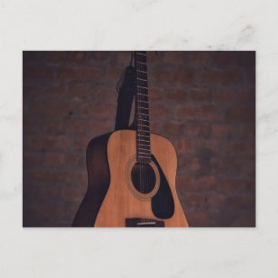 Vacker gitarr vykort