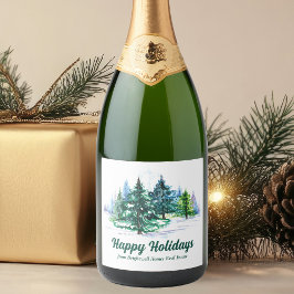 Vacker Glad jul firande