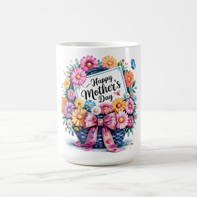 Vacker Glad mors dag Mamma Kaffemugg (Center)