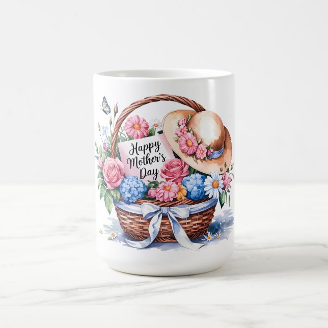 Vacker Glad mors dag mamma Kaffemugg (Center)