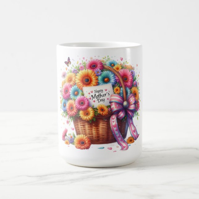 Vacker Glad mors dag Mamma Kaffemugg (Center)