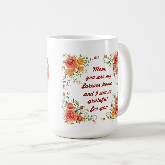 Vacker Glad mors dag Wrap Kaffemugg (Framsida höger)
