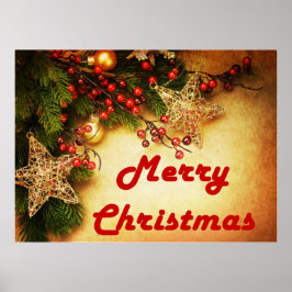 Vacker God Jul Poster