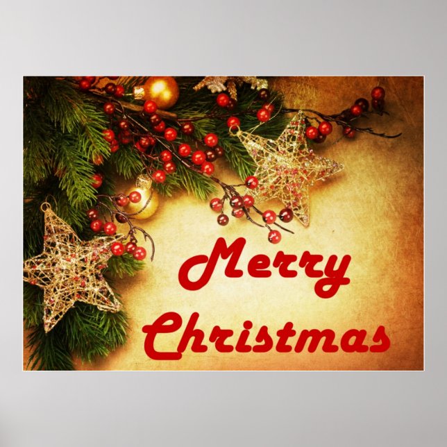 Vacker God Jul Poster (Framsidan)
