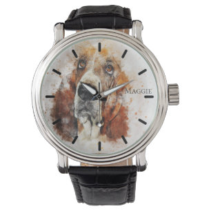 Vacker Golden Retriever Anpassad Personlig Armbandsur