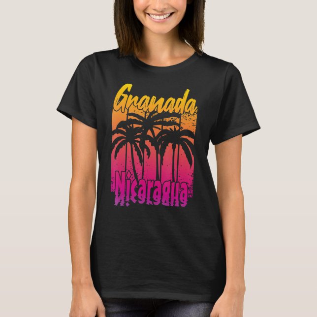 Vacker Granada Nicaragua 1 T Shirt (Framsida)