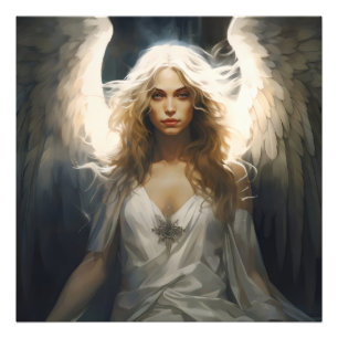 Vacker Guardian Angel Fototryck