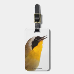 Vacker, gul, sångare Songbird Bagagebricka