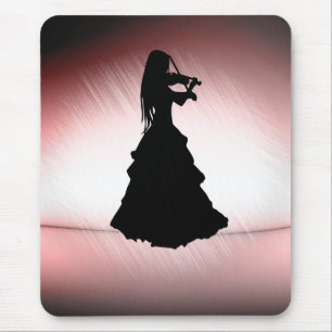 Vacker Gypsy Girl Plays Violin Musmatta