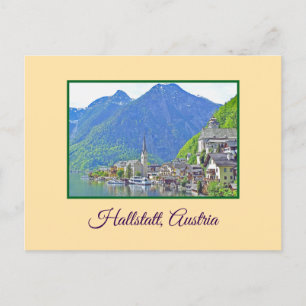 Vacker Hallstatt, Österrike Vykort