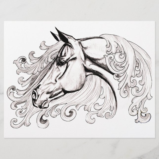 vacker häst (Framsida)