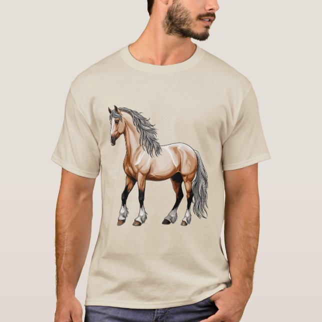 Vacker häst t shirt (Framsida)