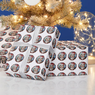 Vacker Havanese Hund jul Mönster Presentpapper