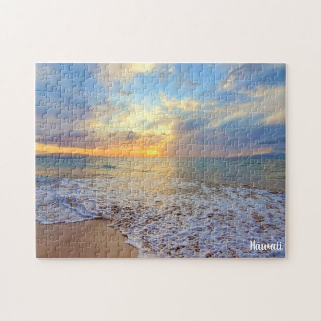 Vacker Hawaiian Sunset Pussel (Horisontell)