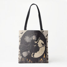 Vacker häxa tote