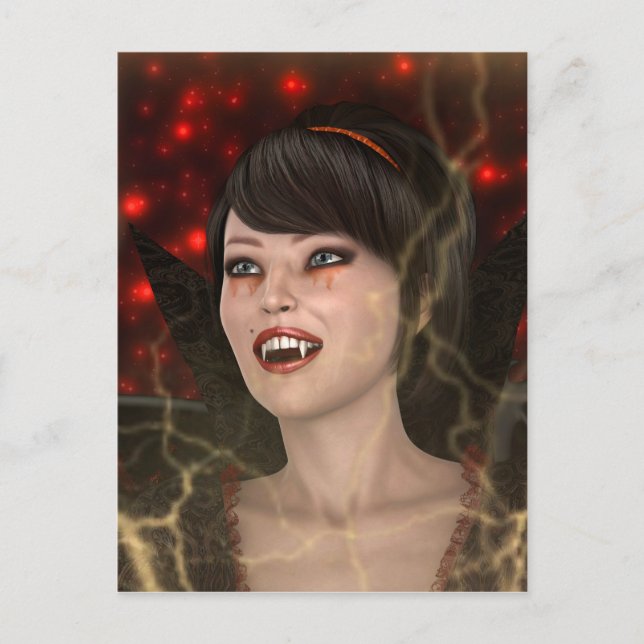 Vacker häxa vykort (Framsida)