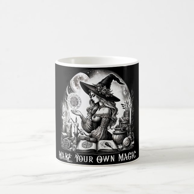 Vacker Häxapotek Gör Din Egen Magi Kaffemugg (Center)
