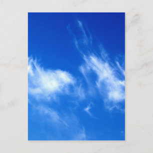 vacker himmel och moln vykort