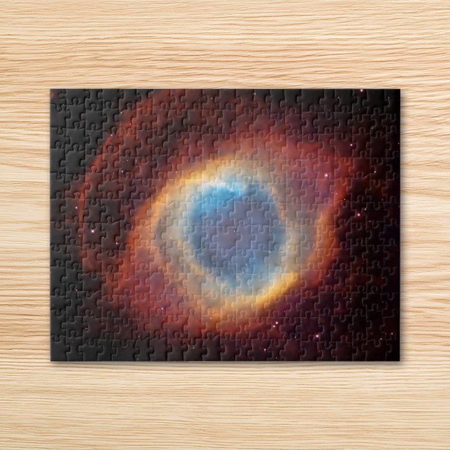 Vacker himmelsfoto av Helixnebulosan Pussel (Helix Nebula Beautiful Celestial Photo Jigsaw Puzzle)