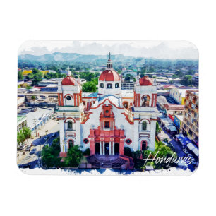 Vacker Honduras Panorama-vy Magnet