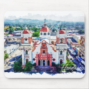 Vacker Honduras Panorama-vy Musmatta