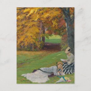 Vacker höst eftermiddag   Edward Cucuel Vykort