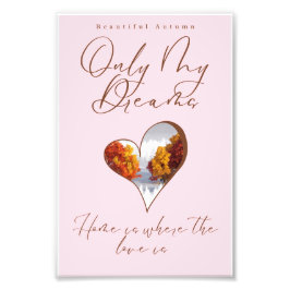 Vacker höst fototryck