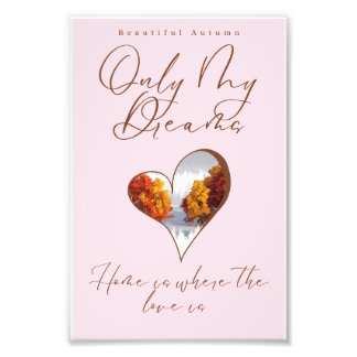 Vacker höst fototryck