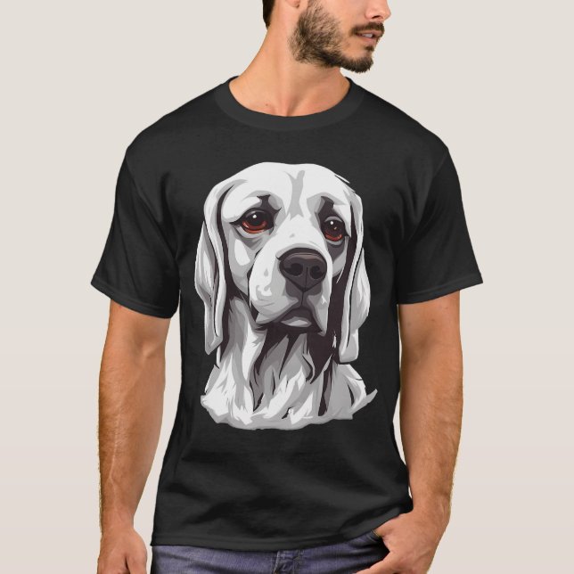 Vacker hund t shirt (Framsida)