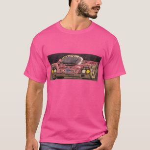 Vacker i rosa t shirt
