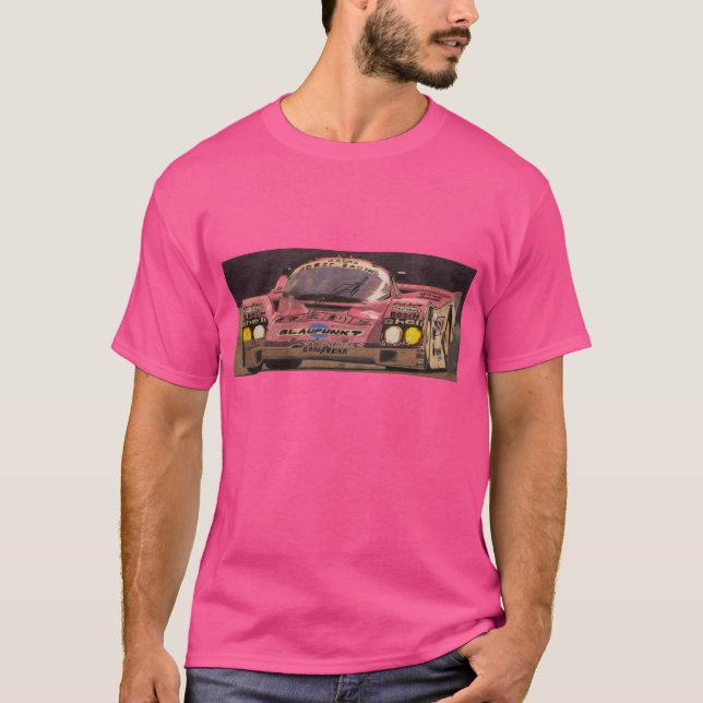 Vacker i rosa t shirt (Framsida)
