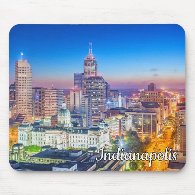 Vacker Indianapolis, Indiana, USA Musmatta (Framsidan)