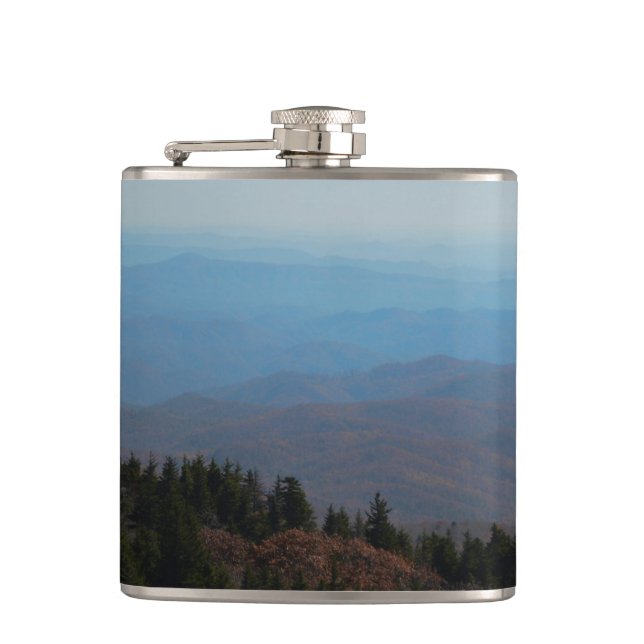 Vacker Inspirerande Berg Fotografisk Bild Fickplunta (Framsidan)