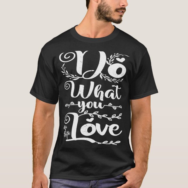 vacker inspirerande textdesign poetiska citattecke t shirt (Framsida)